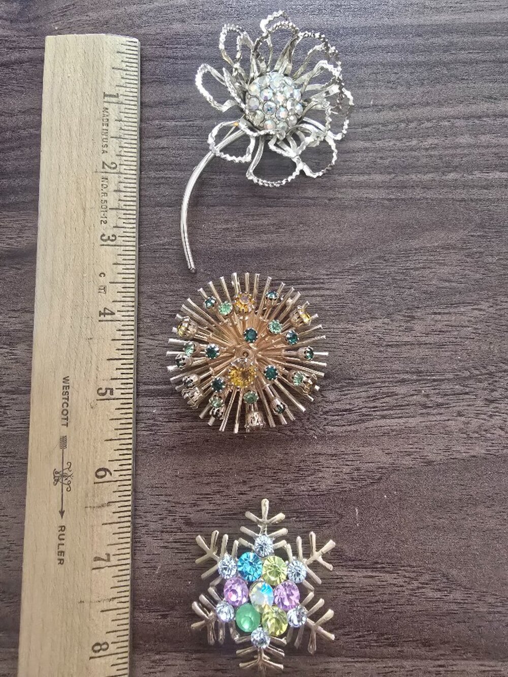Vintage Sarah Coventry Brooches, Lot of 3